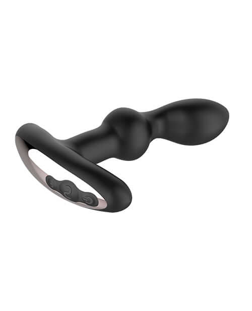 Gender Fluid Thrill Prostate Vibe Black for targeted P-spot stimulation with ergonomic design.