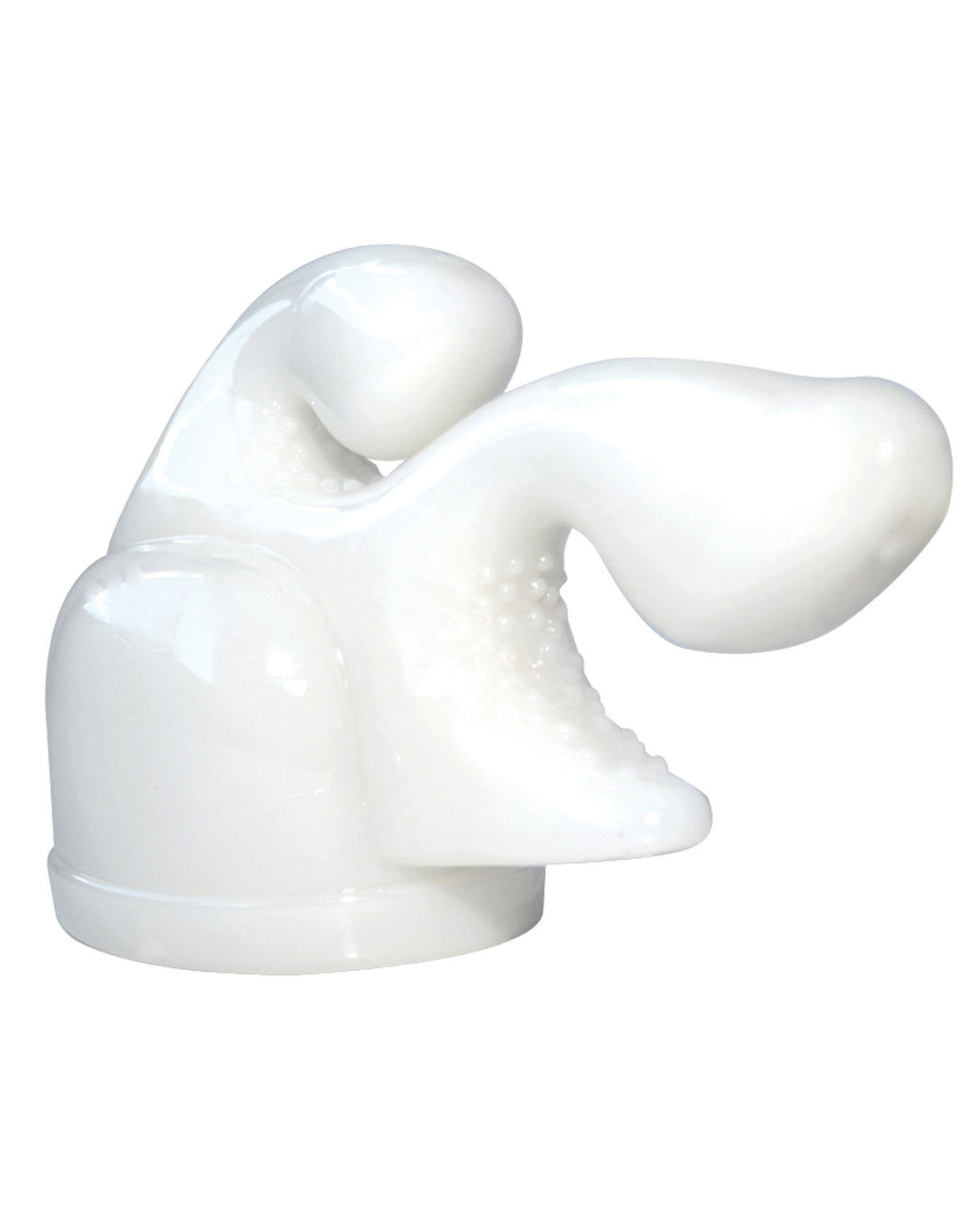 Voodoo Triad Wand Attachment White TPR designed for enhanced multi-point stimulation with wand massagers.