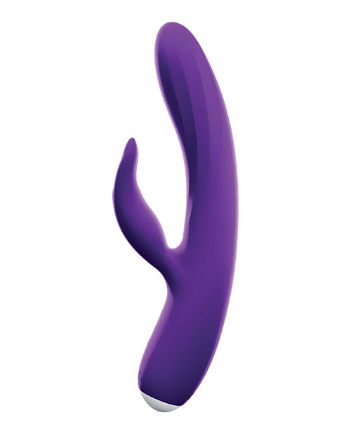 Vedo Thumper Bunny Rabbit Vibrator Deep Purple, featuring a flexible shaft and powerful motors for customizable pleasure.