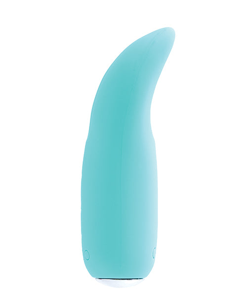 Vedo Kitti Rechargeable Vibe Turquoise, a compact and powerful dual-eared clitoral stimulator.