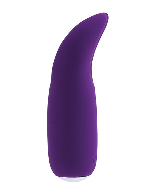 Vedo Kitti Rechargeable Clitoral Vibrator Deep Purple, sleek design for external stimulation with powerful motors.