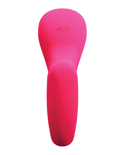 Vedo Suki Plus Dual Sonic Vibe Foxy Pink rechargeable toy for clitoral and G-spot stimulation.