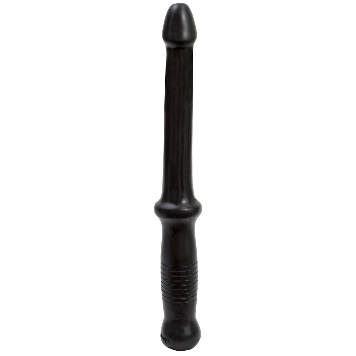 Doc Johnson Anal Push Flexible Anal Probe Black displayed upright for smooth, controlled backdoor exploration.