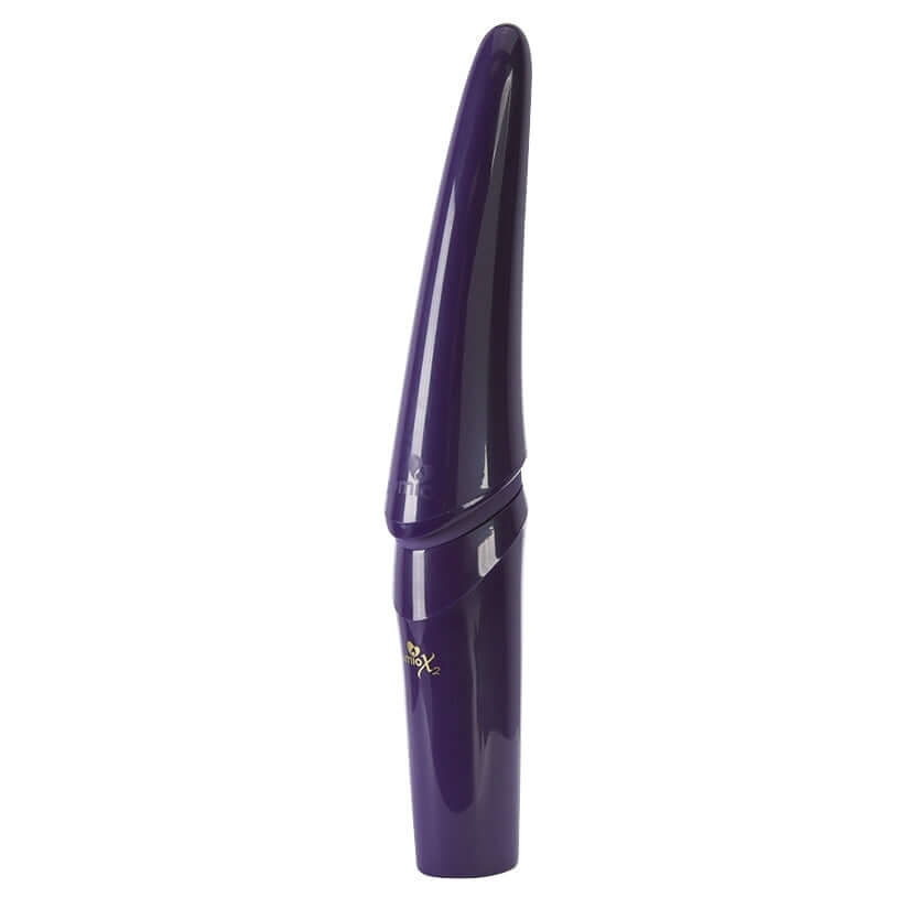 Zumio X2 Rotation Clitoral Stimulator Purple showcasing its sleek design and innovative SpiroTIP™ technology.