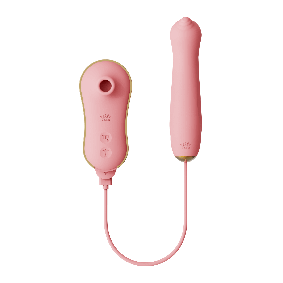 ZALO Unicorn Set Suction Massager Strawberry Pink, a powerful pleasure device for unique sensual stimulation and mixed orgasmic experiences.