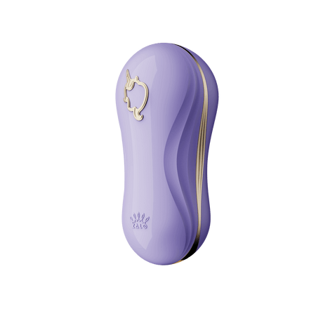 ZALO Unicorn Set Suction Massager Berry Violet - a purple clitoral suction toy with a unicorn design for powerful, enchanting stimulation