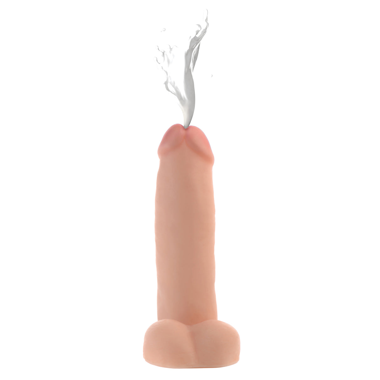 8 Inch Realistic Dual Density Squirting Dildo with realistic detail and a squirting feature for enhanced pleasure