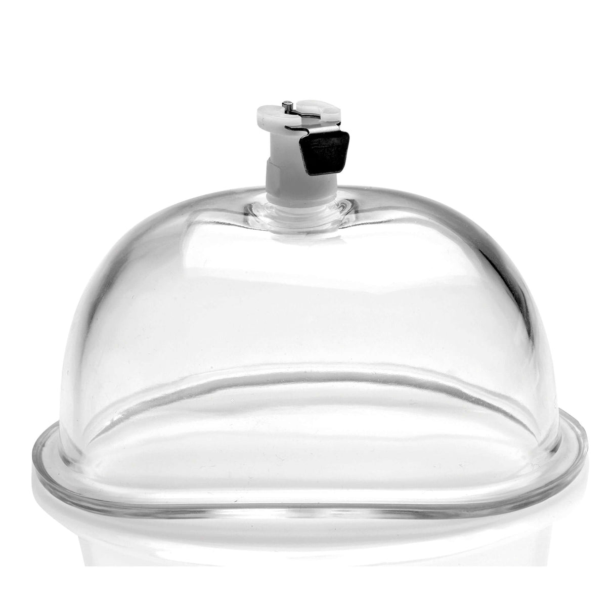 Size Matters Digital Automatic Pussy Pump with clear dome and suction valve for adjustable pressure.
