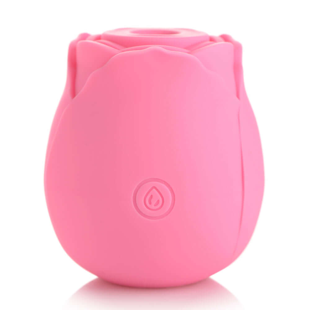 Bloomgasm 10X Wild Rose Silicone Clit Stimulator in pink, designed for pleasurable suction and intimate exploration.