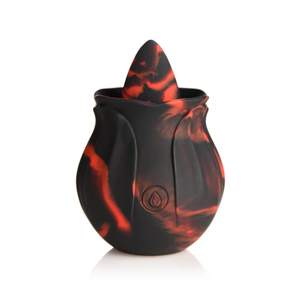 Bloomgasm Black Kiss Rimming Rose, premium silicone pleasure toy, designed for teasing and pleasure play.