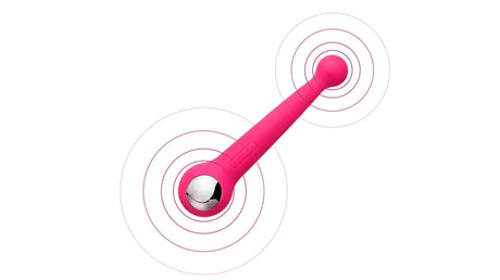 SVAKOM SVAKOM Bonnie Double Pleasure Vibrator Plum Red at $79.99
