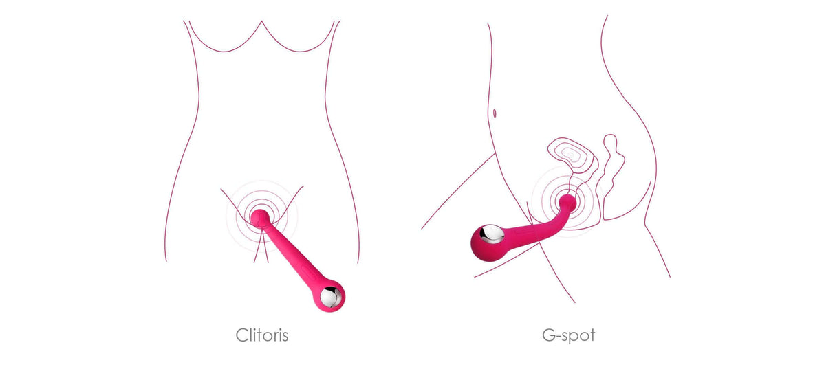 SVAKOM SVAKOM Bonnie Double Pleasure Vibrator Plum Red at $79.99