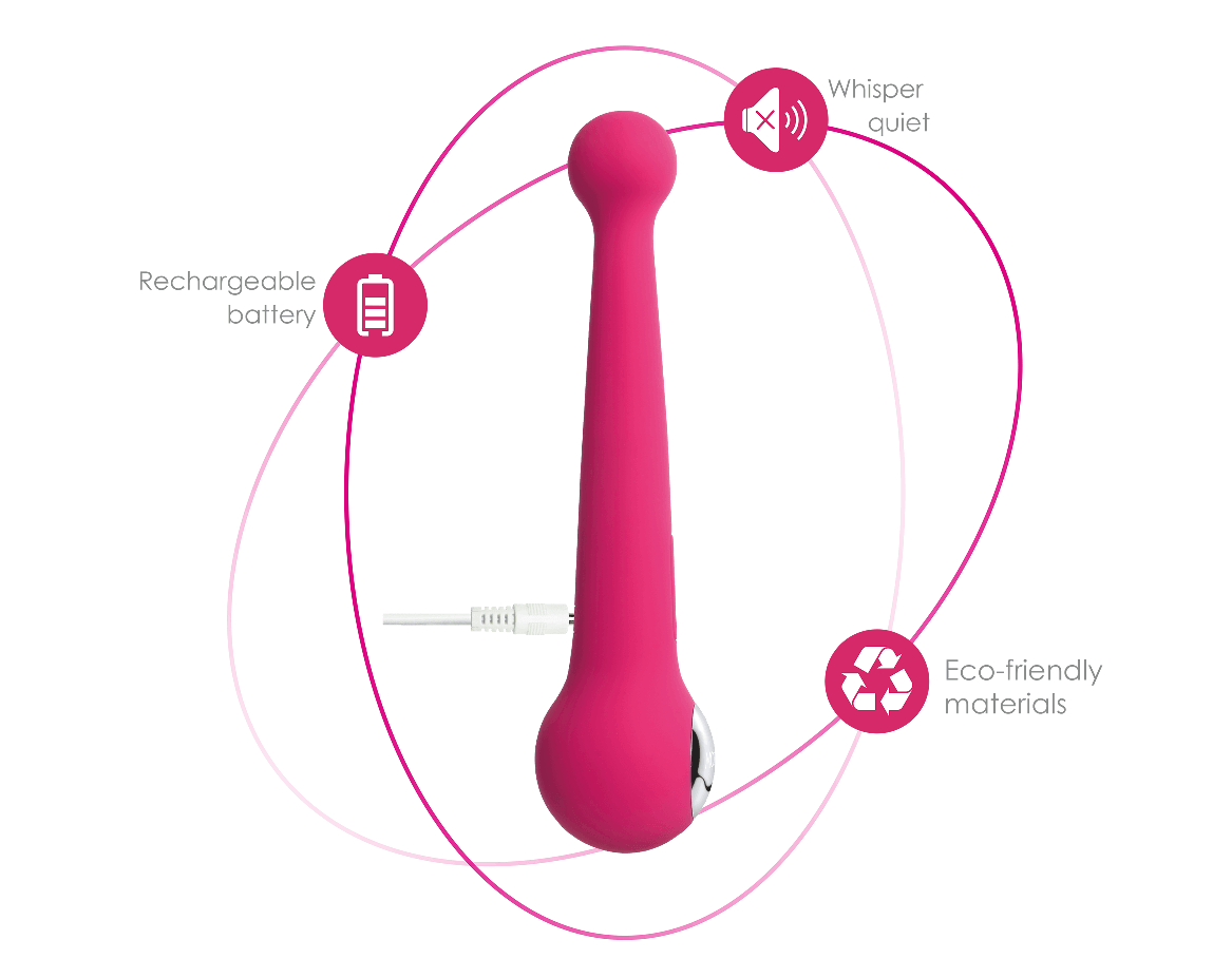 SVAKOM SVAKOM Bonnie Double Pleasure Vibrator Plum Red at $79.99