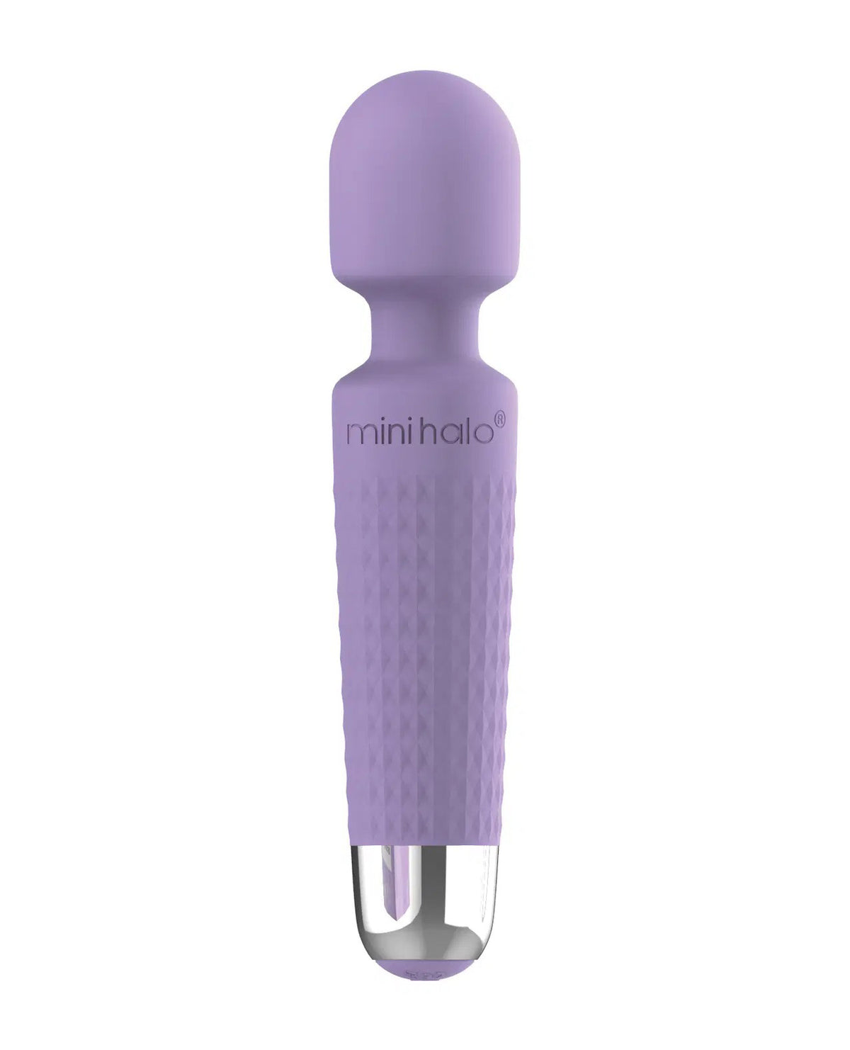 Viben Mini Halo Lilac Rechargeable Wand Massager in a compact, sleek design for deep vibrations and discreet use.
