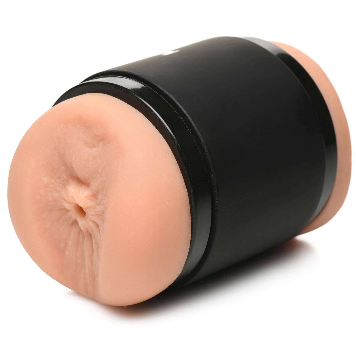 Double Shot Mouth & Ass Stroker Medium showcasing a realistic butthole design for dual-entry pleasure.