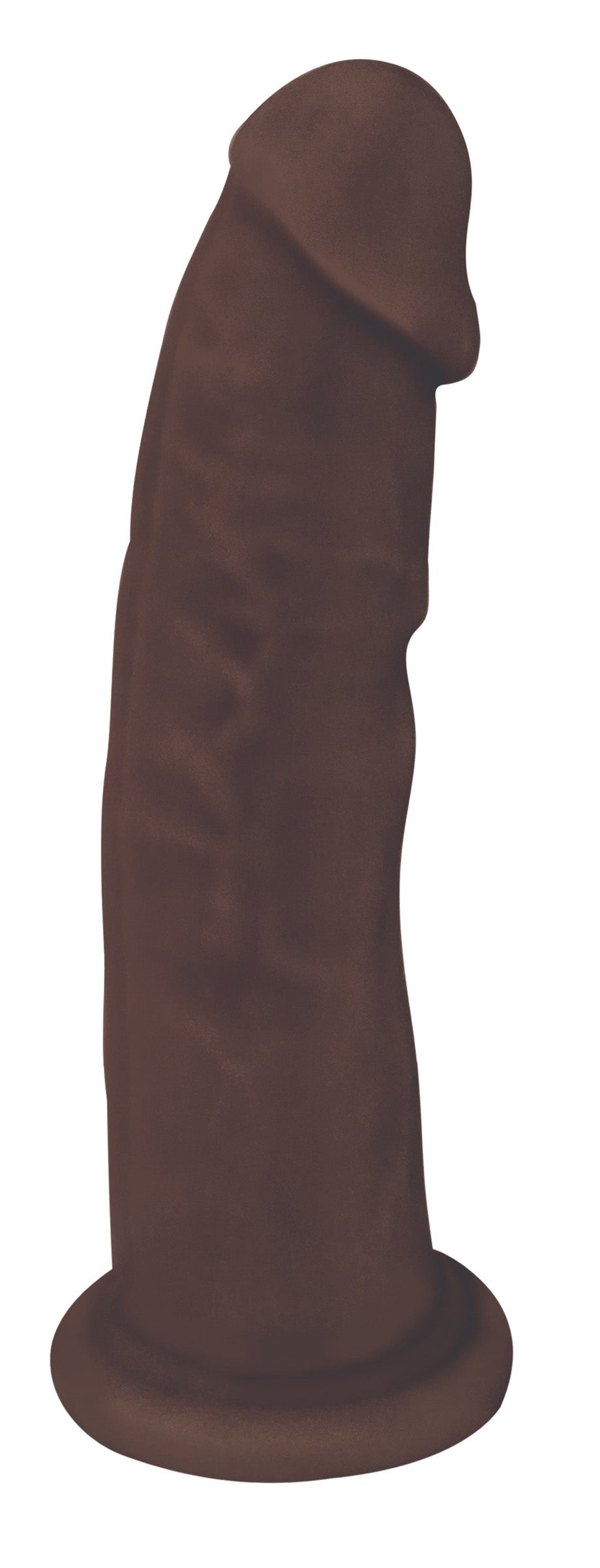 Silexpan Dark Hypoallergenic Silicone Dildo 7 Inch featuring a realistic design and customizable shape.