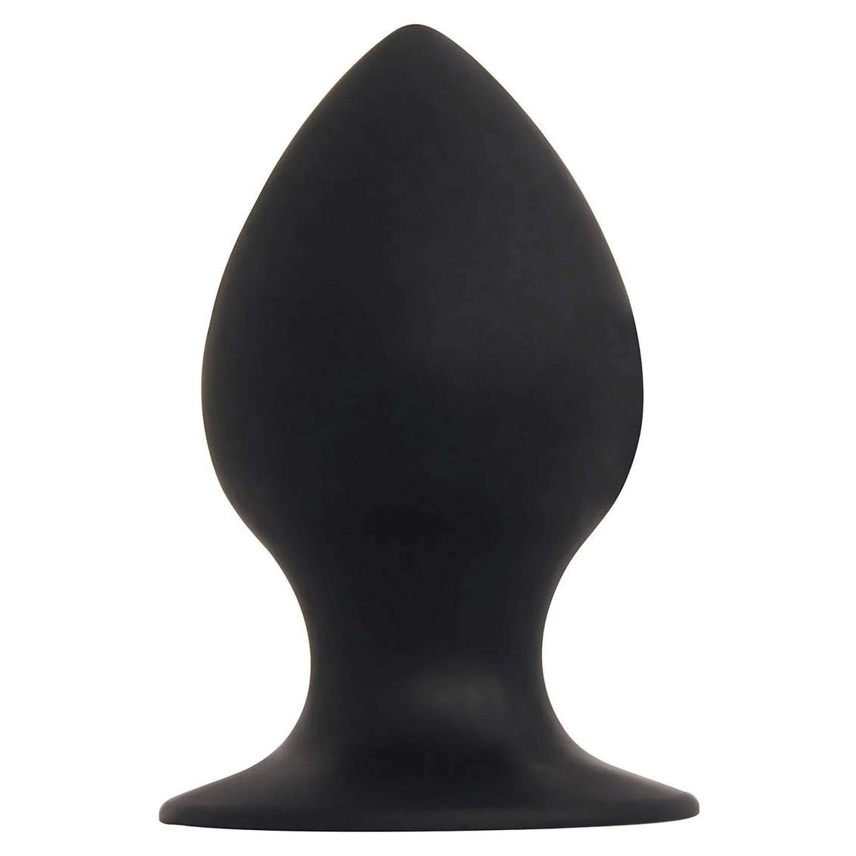 Rooster Daddy-O Silicone Anal Plug Large in sleek black silicone, designed for comfort and pleasure.