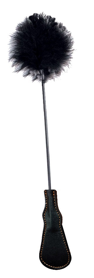 Orange Is The New Black Riding Crop and Tickler, a dual-ended impact and sensation tool with leatherette detail.