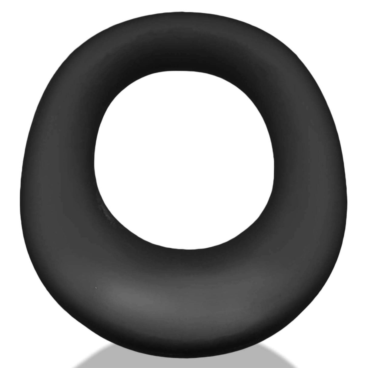 Oxballs Expander Slimmer Scoop Style Cockring Black Fog with a smooth finish and a comfort-focused design.