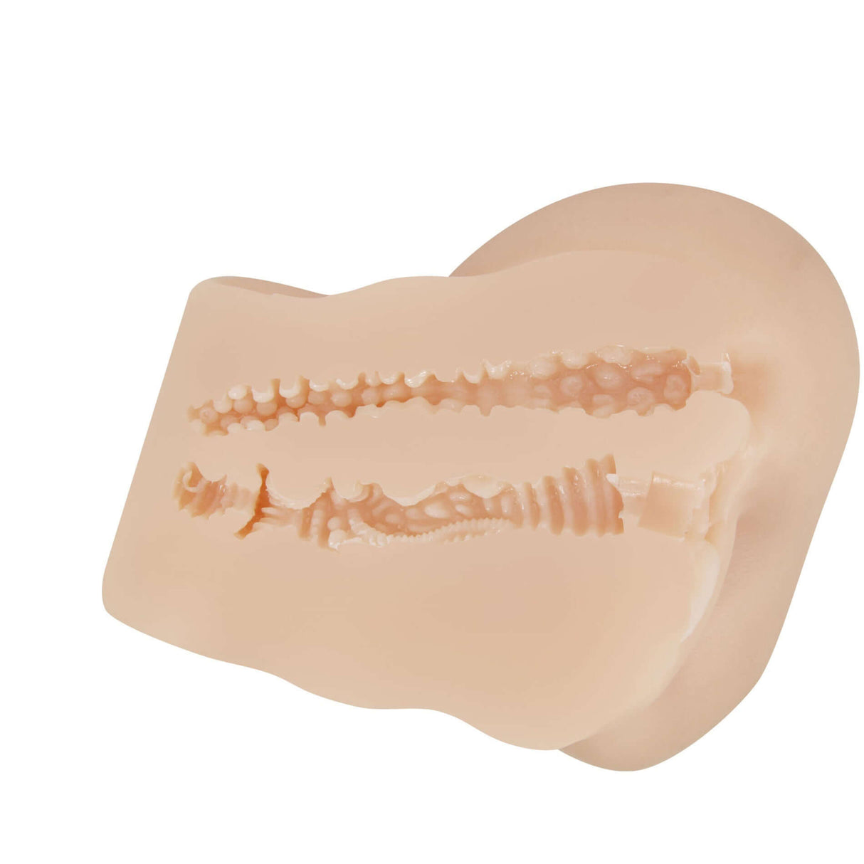 Pretty Love Hailey Realistic Vagina and Ass Vibrator showcasing dual entry design with realistic textures.
