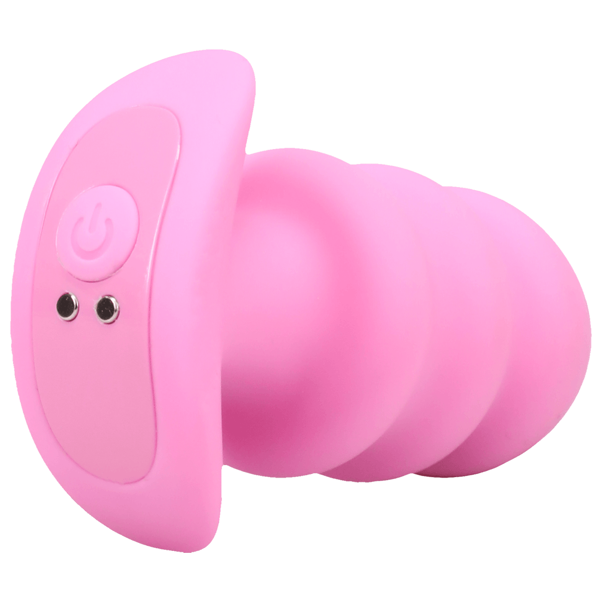 Mood Teaser Vibrating Micro Plug Pink with user-friendly controls and sleek design for comfortable anal play.