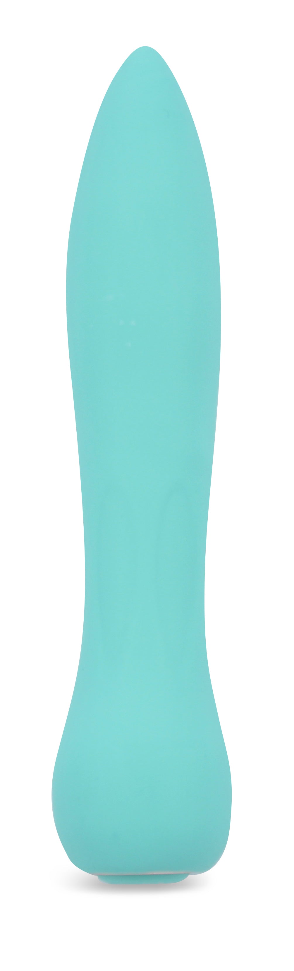 Nu Sensuelle Bobbii XLR8 Bullet Vibrator Electric Blue shown in a sleek, curved design.