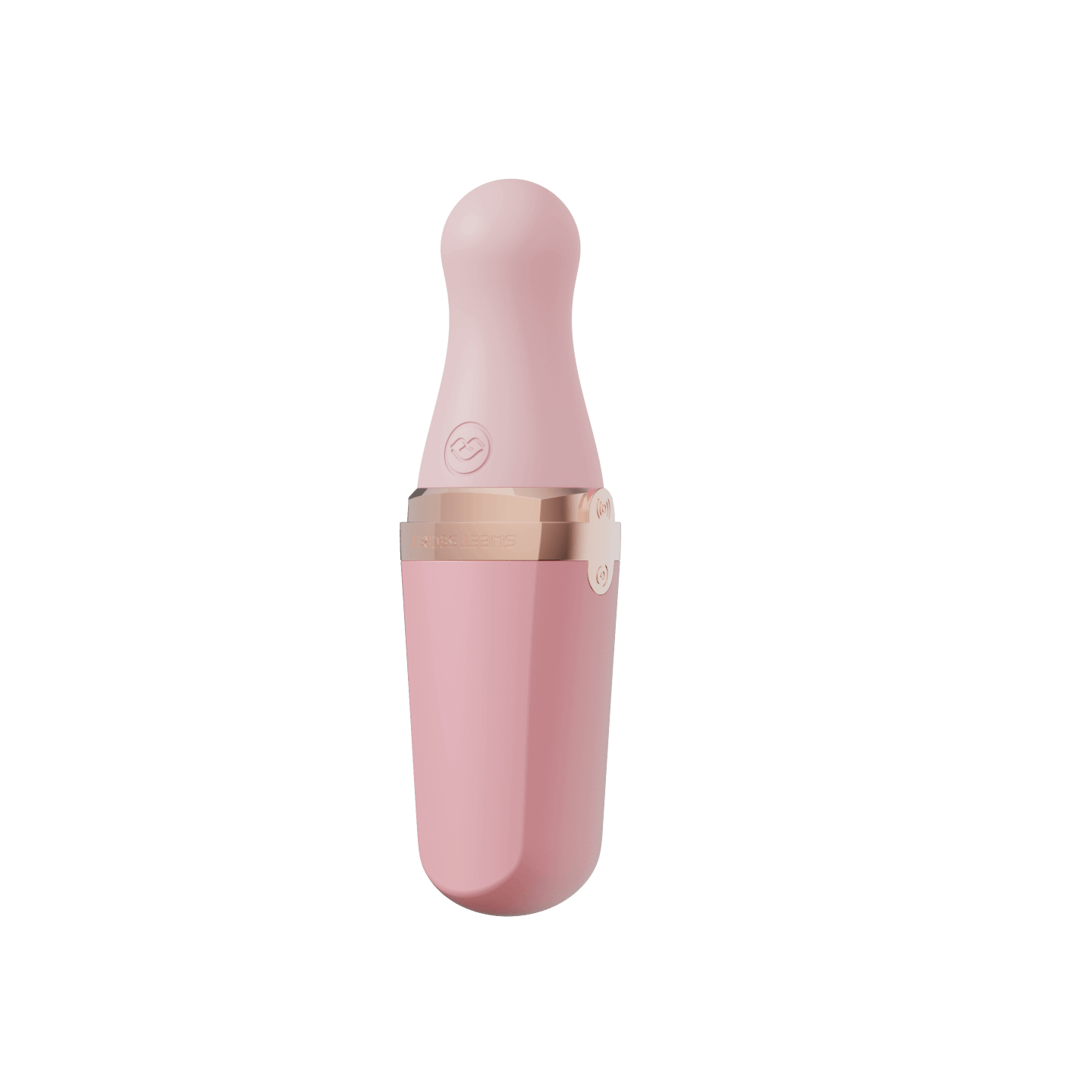 Sweet Secret Dual Massager Pink designed for clitoral suction and powerful wand vibration in an elegant pink finish.