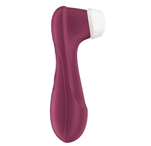 Satisfyer Pro 2 Generation 3 Air Pulse Clitoral Vibrator in a sleek design, showcasing interchangeable attachments.