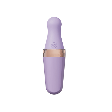 Sweet Secret Massager - Dual Stimulation Clitoral Suction and Wand Vibration Pleasure Device in Light Purple