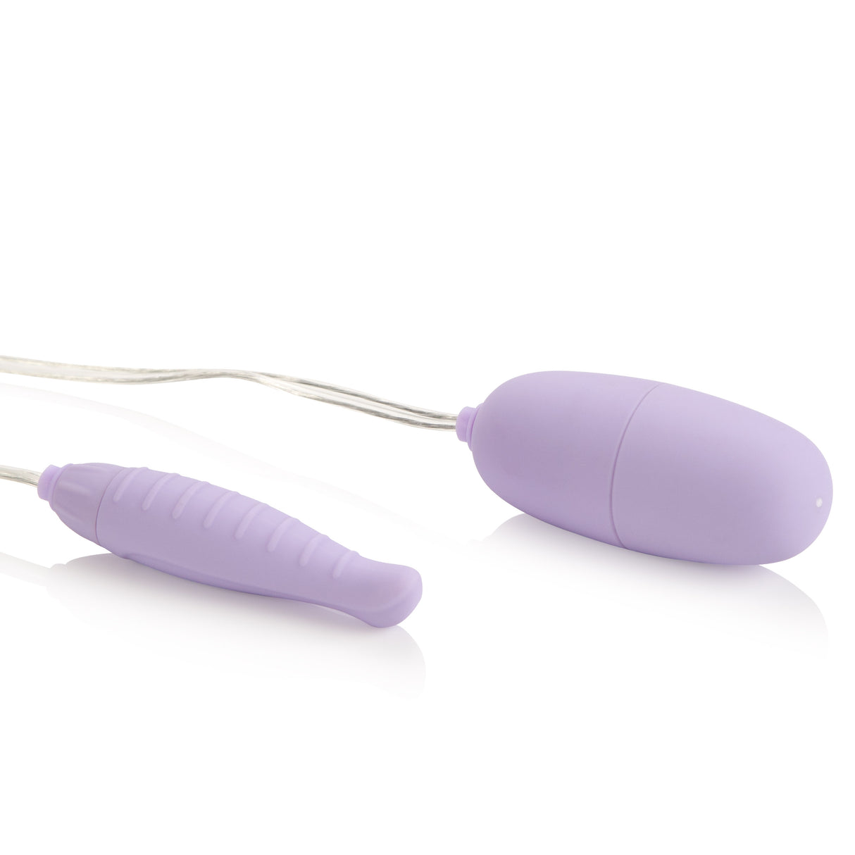 Twin Pleasure Pak Bullet Vibrator Purple showing two interchangeable bullets in a sleek design.