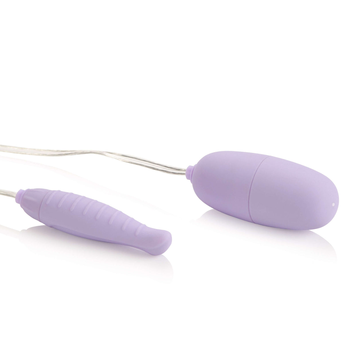 Twin Pleasure Pak Bullet Vibrator Purple showing two interchangeable bullets in a sleek design.