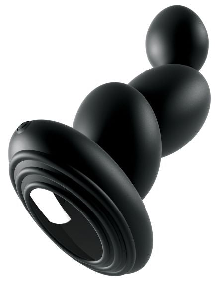 Sir Richard's Control Dual Motor P Spot Massager in black, designed for prostate and perineum stimulation.