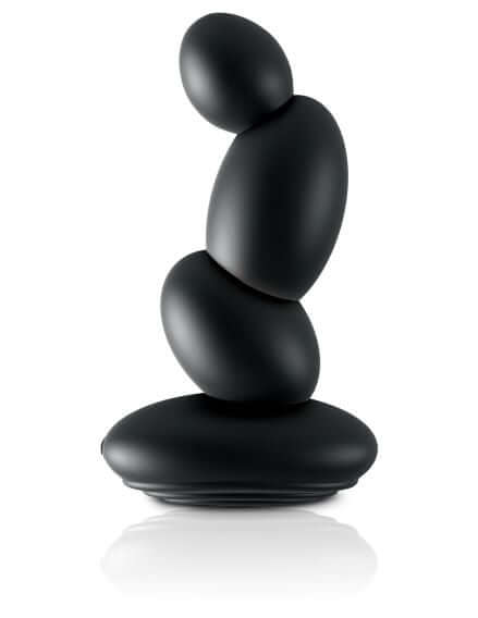 Sir Richard's Control Dual Motor P Spot Massager in sleek black silicone design for prostate stimulation.