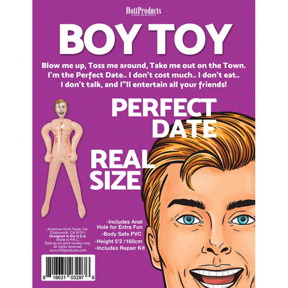 Boy Toy Real Life Size Male Blow-Up Sex Doll for playful entertainment, perfect for parties and discreet fun.