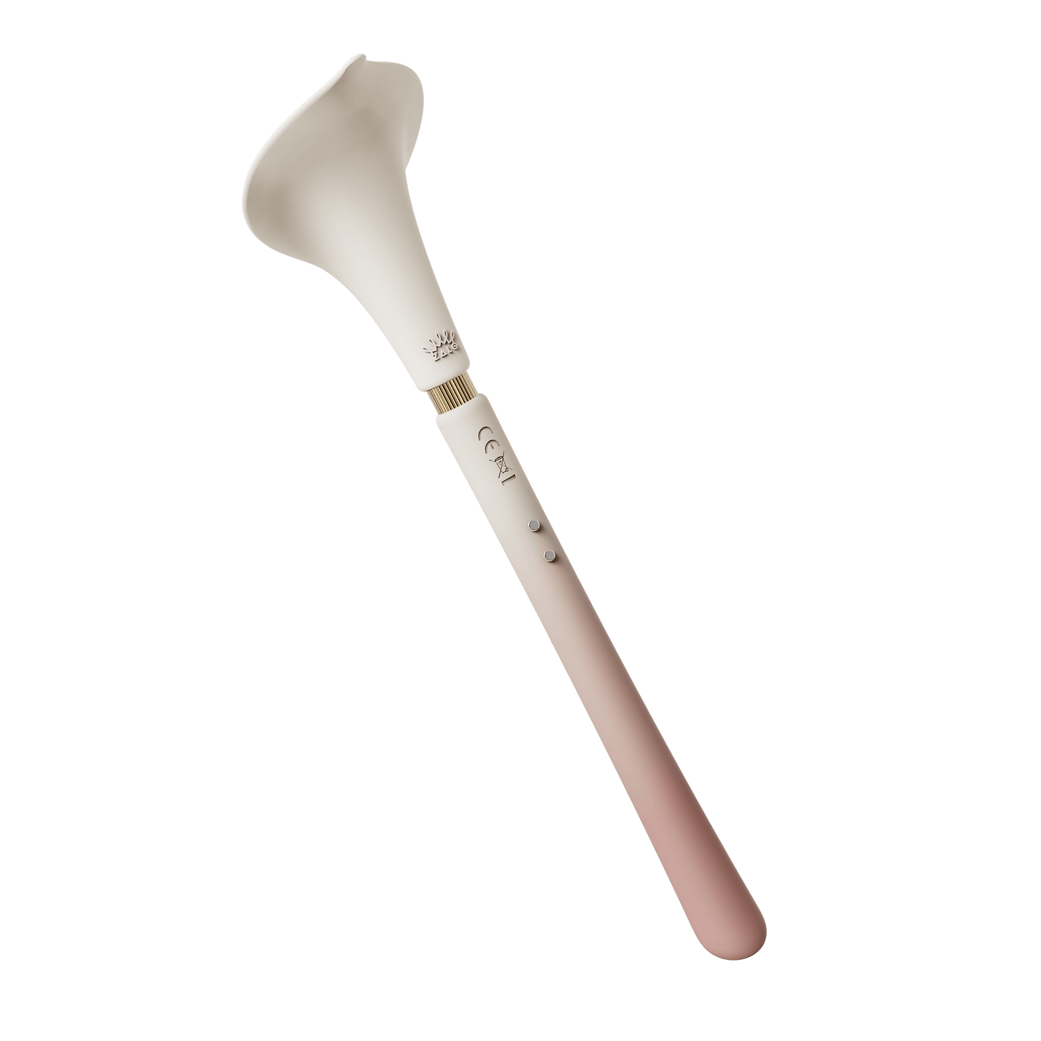 ZALO Calla Dual-Head Vibrating Wand in Blossom Pink, designed for discreet personal massage.