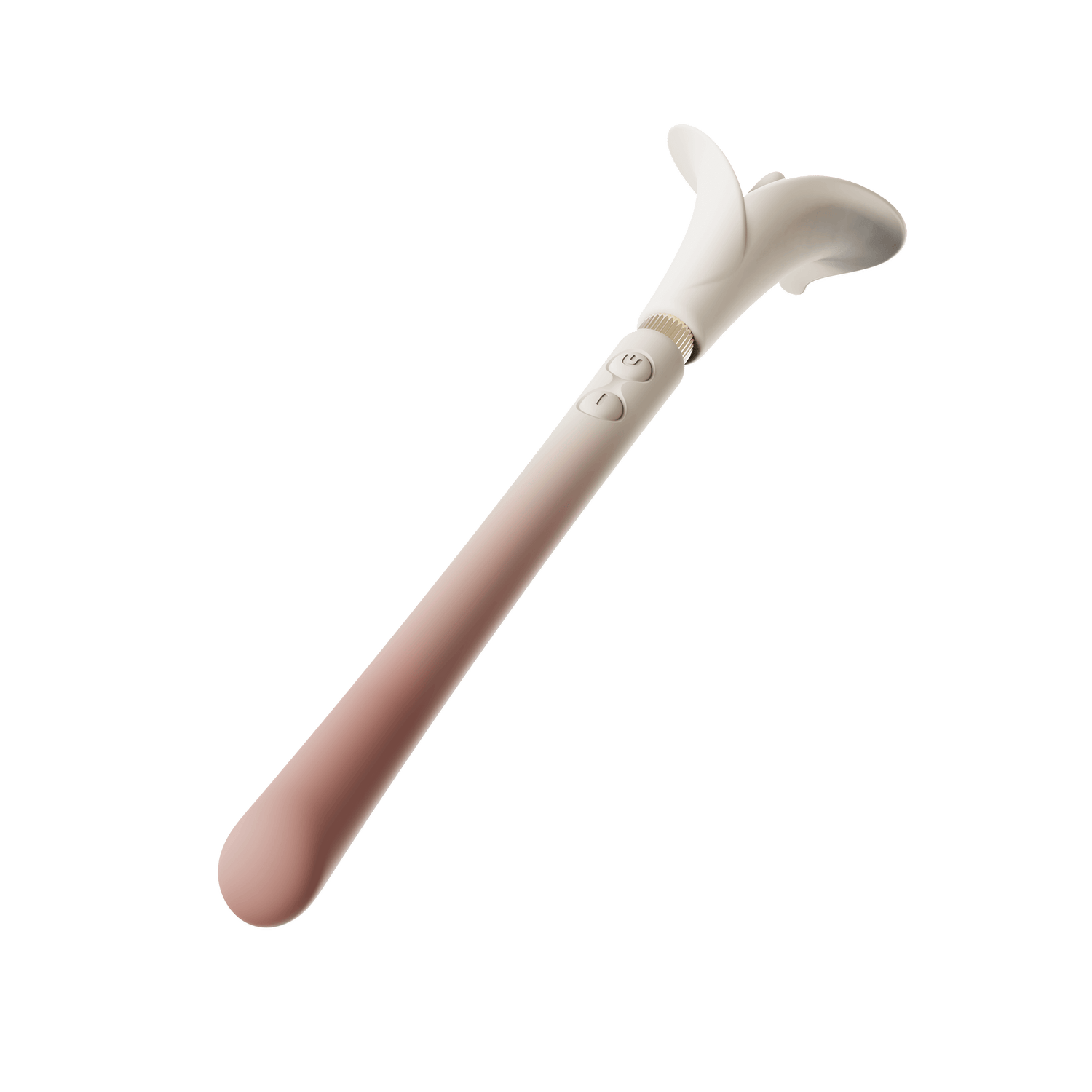 ZALO Calla Dual-Head Vibrating Wand in Blossom Pink, designed for discreet personal pleasure and relaxation.