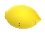 Lemonaire True Suction Massager Yellow, innovative lemon-shaped pleasure product for focused stimulation.
