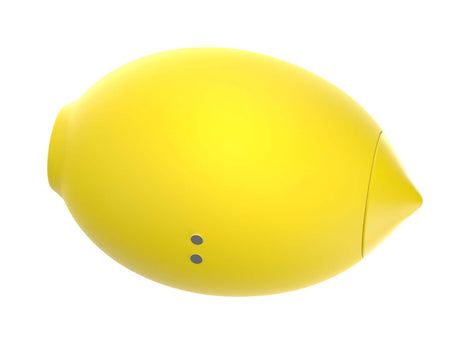 Lemonaire True Suction Massager Yellow, innovative lemon-shaped pleasure product for focused stimulation.