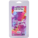 Crystal Jellies Novice Pop Plug 4 Inch Purple packaging with product details and features.