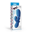 Bang Thick Silicone Rabbit Vibrator Blue packaging featuring waterproof design and 10 vibration modes.