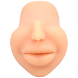 The Super Sucker Cum Guzzler Male Mouth Ultraskyn Masturbator with realistic lips and facial features.