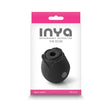 INYA The Rose Black Air Suction Clitoral Vibrator packaging featuring a black rose-shaped design.