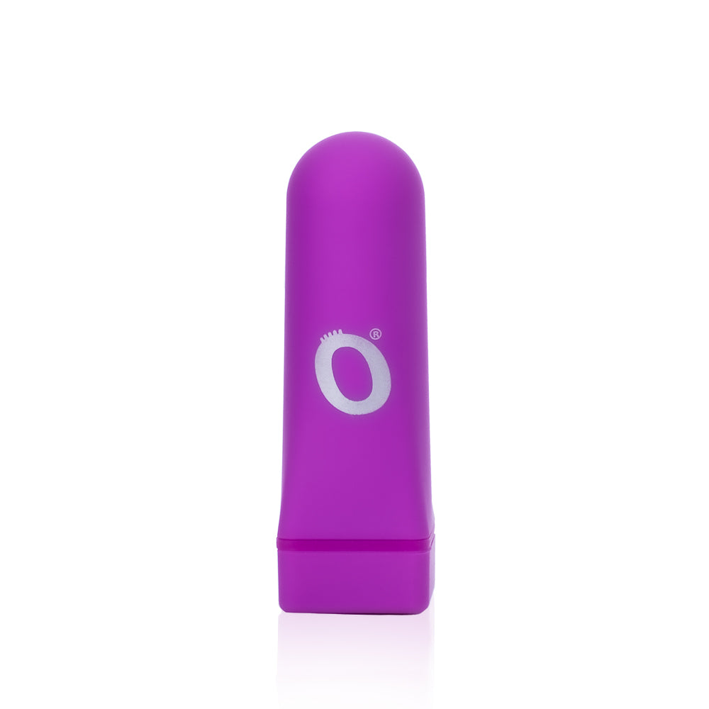 Screaming O Charged Bestie Bullet Purple Vibrator showcasing its sleek purple design and soft-touch finish.