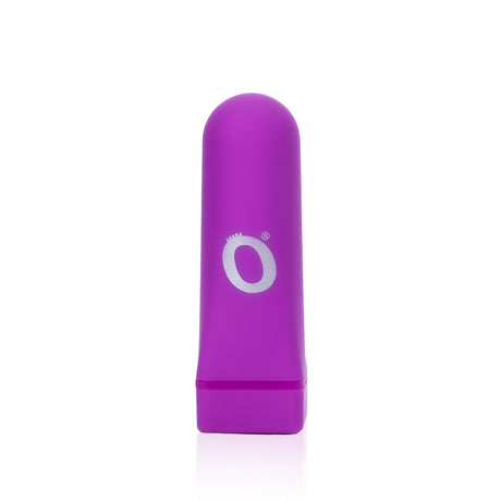 Screaming O Charged Bestie Bullet Purple Vibrator showcasing its sleek purple design and soft-touch finish.