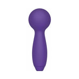 Me You Us Signature The Mini Wand Vibrator in vibrant purple color, featuring a classic wand head design.