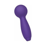 Me You Us Signature The Mini Wand Vibrator in purple, compact design for targeted stimulation.