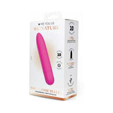 Me You Us Signature The Classic Bullet Vibrator Pink packaging displaying product features and design.