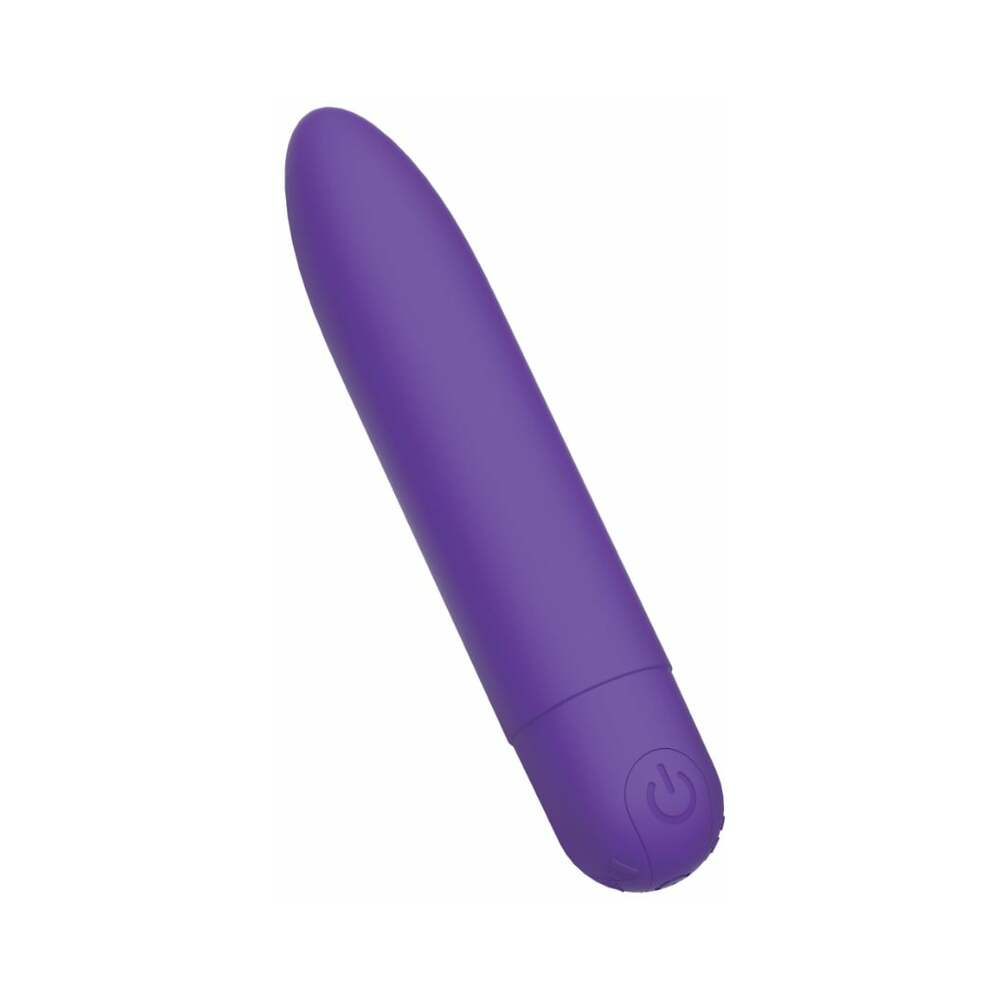 Me You Us Signature The Classic Bullet Vibrator Purple in a smooth, rounded design with a vivid finish.