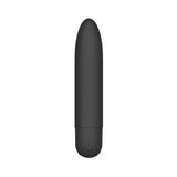 Me You Us Signature The Classic Bullet Vibrator Black against a white background, showcasing its sleek design.