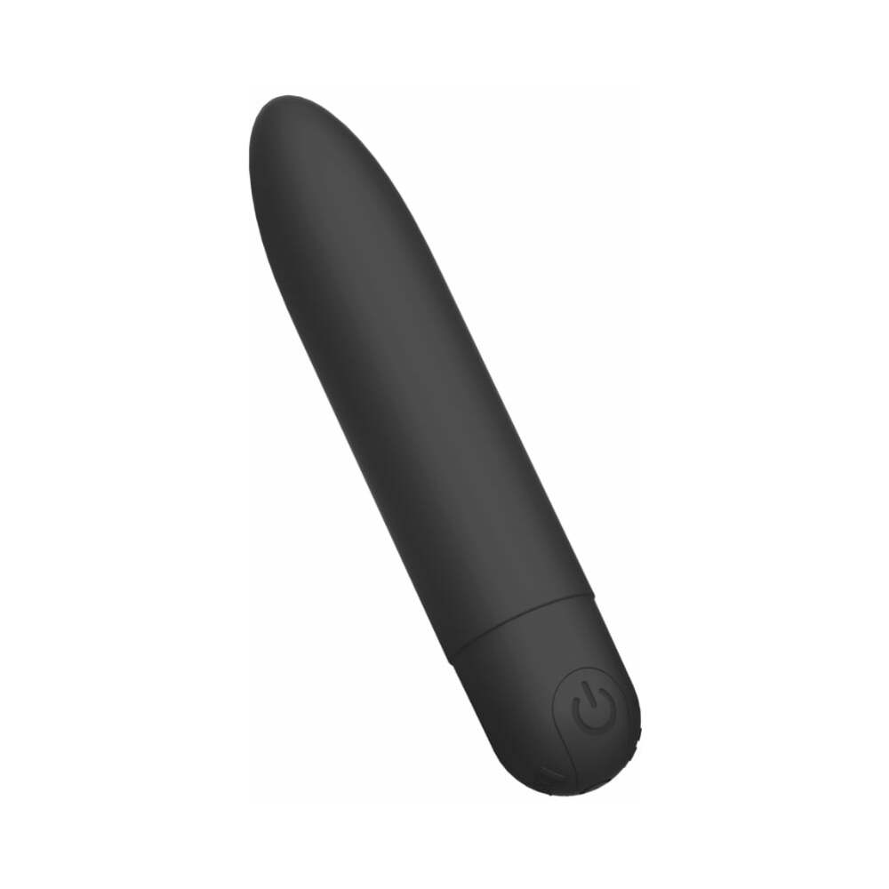 Me You Us Signature The Classic Bullet Vibrator Black in sleek design for precise stimulation.